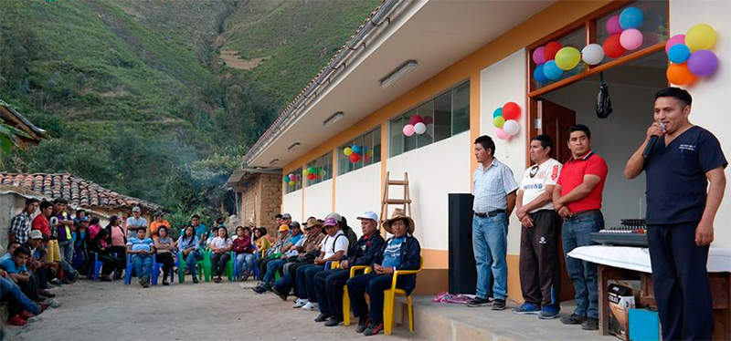 Pampas: inauguran posta médica en caserío de Uchupampa - Bolognesi Noticias